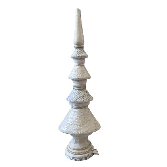 NEW Mackenzie-Childs Crystal Palace Large Tabletop Finial 28.75in Holiday Decor - Picture 1 of 15